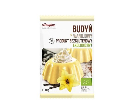 BUDYŃ WANILIOWY BEZGLUTENOWY BIO 40 g - AMYLON BUDYŃ WANILIOWY BEZGLUTENOWY BIO 40 g - AMYLON