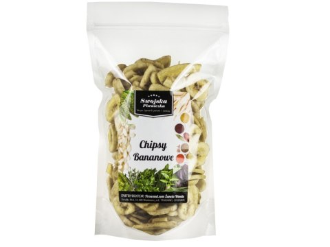 CHIPSY BANANOWE banany 300g Swojska Piwniczka CHIPSY BANANOWE banany 300g Swojska Piwniczka