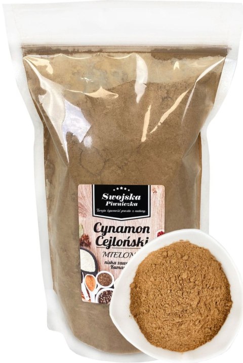 CYNAMON CEJLOŃSKI mielony 250g Swojska Piwniczka CYNAMON CEJLOŃSKI mielony 250g Swojska Piwniczka