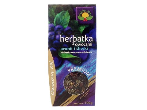 HERBATA Z OWOCAMI ARONII I ŚLIWKI 100G NATURA WITA HERBATA Z OWOCAMI ARONII I ŚLIWKI 100G NATURA WITA