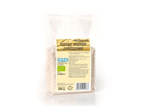 KASZA MANNA ORKISZOWA BIO 500 g - NIRO KASZA MANNA ORKISZOWA BIO 500 g - NIRO