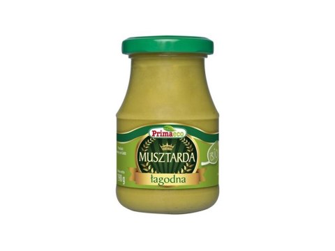 MUSZTARDA ŁAGODNA BIO 170 g - PRIMAVIKA (PRIMAECO) MUSZTARDA ŁAGODNA BIO 170 g - PRIMAVIKA (PRIMAECO)