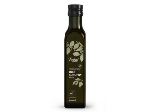 OLEJ KONOPNY TŁOCZONY NA ZIMNO BIO 250 ml - BATOM OLEJ KONOPNY TŁOCZONY NA ZIMNO BIO 250 ml - BATOM