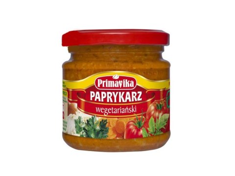 PAPRYKARZ WEGAŃSKI Z RYŻEM BEZGLUTENOWY 160 g - PRIMAVIKA PAPRYKARZ WEGAŃSKI Z RYŻEM BEZGLUTENOWY 160 g - PRIMAVIKA