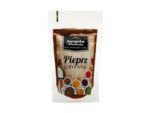 PIEPRZ CAYENNE PIEPRZ KAJEŃSKI 50g SWOJSKA PIWNICZKA PIEPRZ CAYENNE PIEPRZ KAJEŃSKI 50g SWOJSKA PIWNICZKA