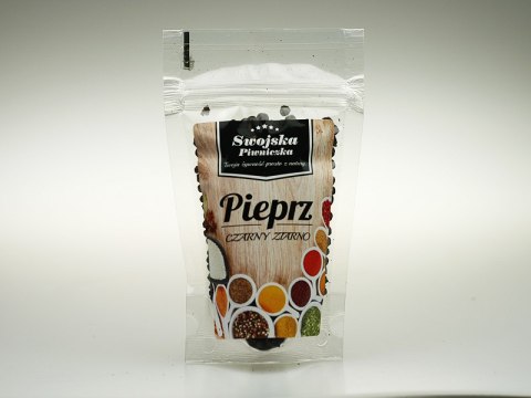 PIEPRZ CZARNY ZIARNO WIETNAM ZIARNISTY 200G Swojska Piwniczka PIEPRZ CZARNY ZIARNO WIETNAM ZIARNISTY 200G Swojska Piwniczka