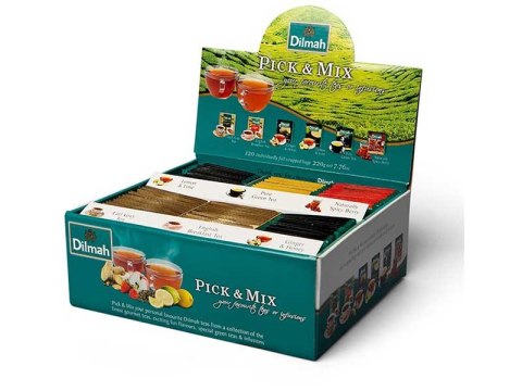 DILMAH ZESTAW 240 TOREBEK HERBATY PICK AND MIX 430G DILMAH ZESTAW 240 TOREBEK HERBATY PICK AND MIX 430G