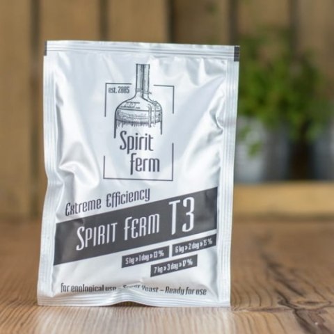 Drożdże gorzelnicze, do bimbru SpiritFerm T3 130g Drożdże gorzelnicze, do bimbru SpiritFerm T3 130g