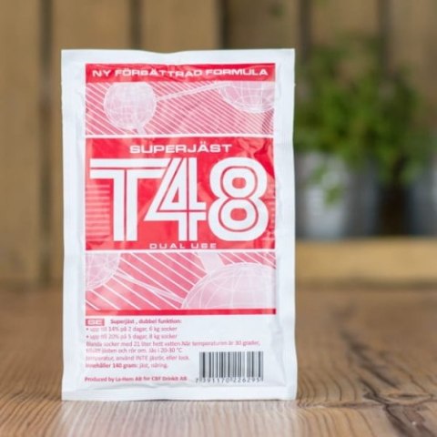 Drożdże gorzelnicze, do bimbru T48 140g Drożdże gorzelnicze, do bimbru T48 140g