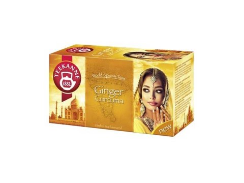 HERBATA ZIOŁOWA IMBIR KURKUMA 35g ( 20x 1,75g) TEEKANNE HERBATA ZIOŁOWA IMBIR KURKUMA 35g ( 20x 1,75g) TEEKANNE