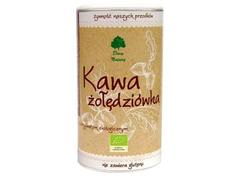 KAWA ŻOŁĘDZIÓWKA BEZGLUTENOWA BIO 200 g - DARY NATURY KAWA ŻOŁĘDZIÓWKA BEZGLUTENOWA BIO 200 g - DARY NATURY