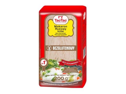 MAKARON RYŻOWY NITKI 200G TAOTAO MAKARON RYŻOWY NITKI 200G TAOTAO
