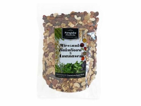 MIESZANKA BAKALIOWA Z ANANASEM 1Kg SWOJSKA PIWNICZKA MIESZANKA BAKALIOWA Z ANANASEM 1Kg SWOJSKA PIWNICZKA