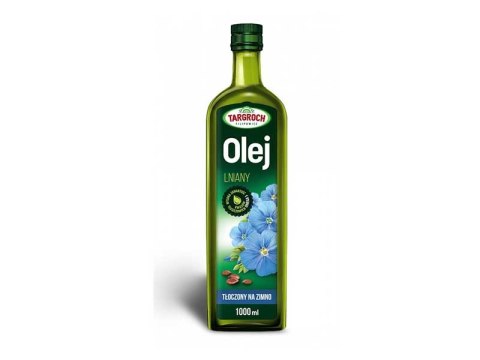 OLEJ LNIANY ZIMNOTŁOCZONY 1L TARGROCH OLEJ LNIANY ZIMNOTŁOCZONY 1L TARGROCH