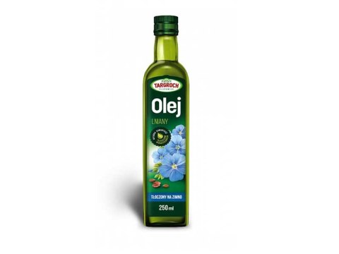 OLEJ LNIANY ZIMNOTŁOCZONY 250ML TARGROCH OLEJ LNIANY ZIMNOTŁOCZONY 250ML TARGROCH