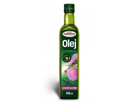 OLEJ Z OSTROPESTU ZIMNOTŁOCZONY 500ML TARGROCH OLEJ Z OSTROPESTU ZIMNOTŁOCZONY 500ML TARGROCH
