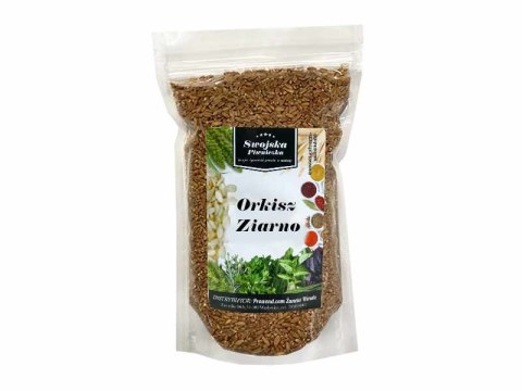 ORKISZ ZIARNO SCHWABENKORN ORAZ OBERKULMER ROTKORN 1KG SWOJSKA PIWNICZKA ORKISZ ZIARNO SCHWABENKORN ORAZ OBERKULMER ROTKORN 1KG SWOJSKA PIWNICZKA