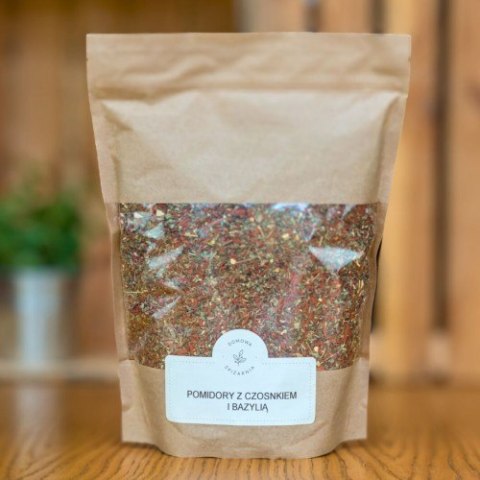Pomidory z czosnkiem i bazylią 1KG Pomidory z czosnkiem i bazylią 1KG