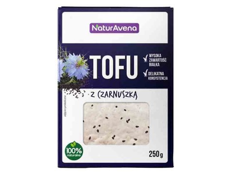 TOFU Z CZARNUSZKĄ 250 g - NATURAVENA TOFU Z CZARNUSZKĄ 250 g - NATURAVENA