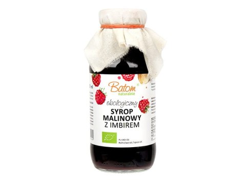 SYROP MALINOWY Z IMBIREM BIO 330 ml - BATOM SYROP MALINOWY Z IMBIREM BIO 330 ml - BATOM