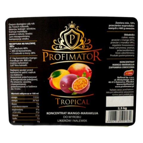 Zaprawka naturalna Mango-Marakuja 2,5kg Zaprawka naturalna Mango-Marakuja 2,5kg